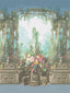 Scalamandre Jardin Defosse Dyptich Chantilly - Statue Panel Wallpaper