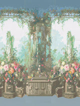 Scalamandre Jardin Defosse Dyptich Chantilly - Pergola Panel Wallpaper