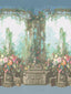 Scalamandre Jardin Defosse Dyptich Chantilly - Pergola Panel Wallpaper