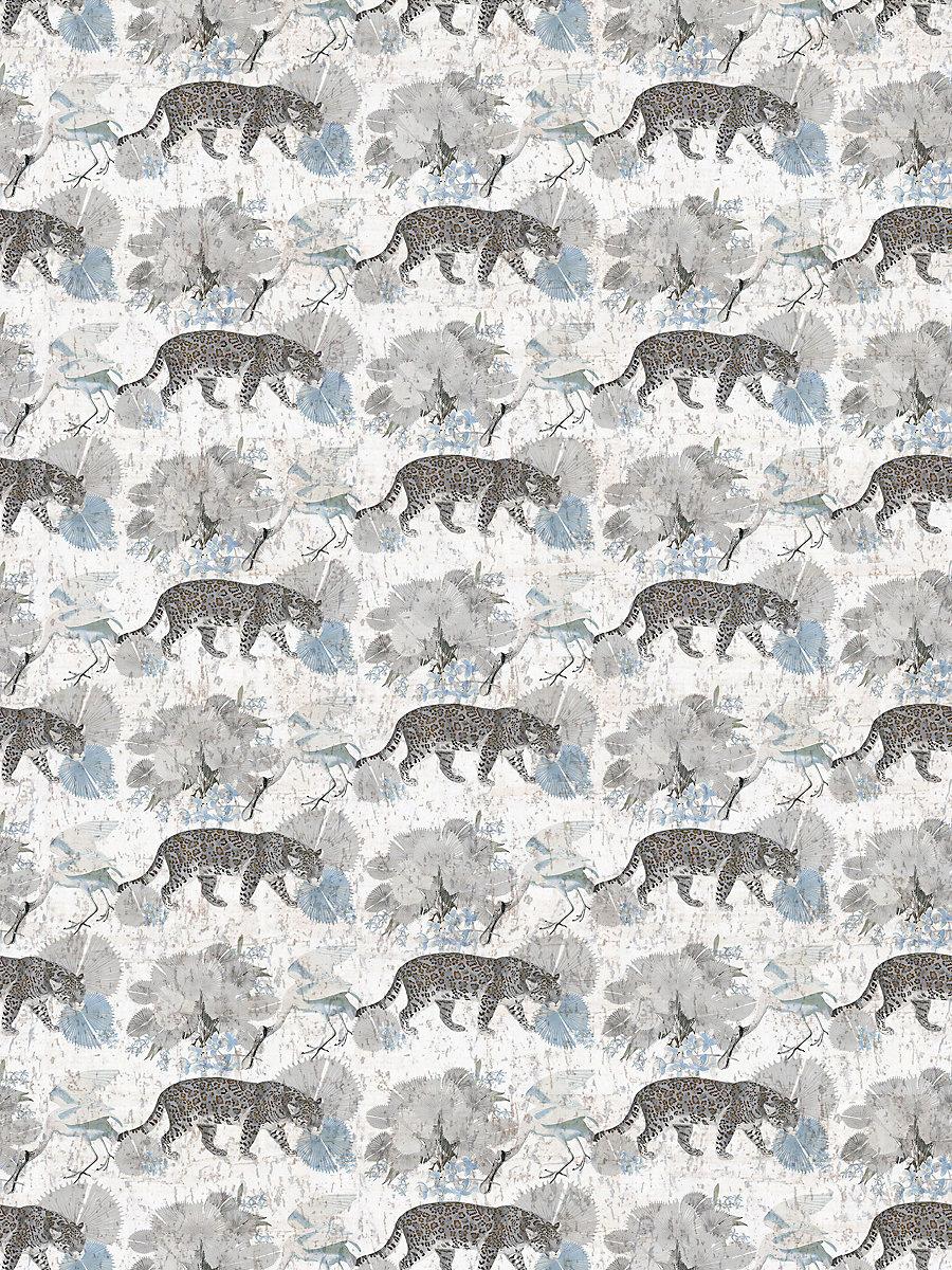 Scalamandre Leopard Walk Powder Wallpaper