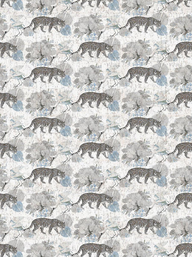 Scalamandre Leopard Walk Powder Wallpaper