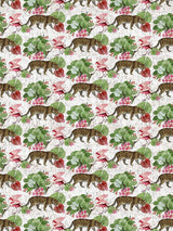 Scalamandre Leopard Walk Colorful Wallpaper