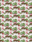 Scalamandre Leopard Walk Colorful Wallpaper