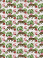 Scalamandre Leopard Walk Colorful Wallpaper