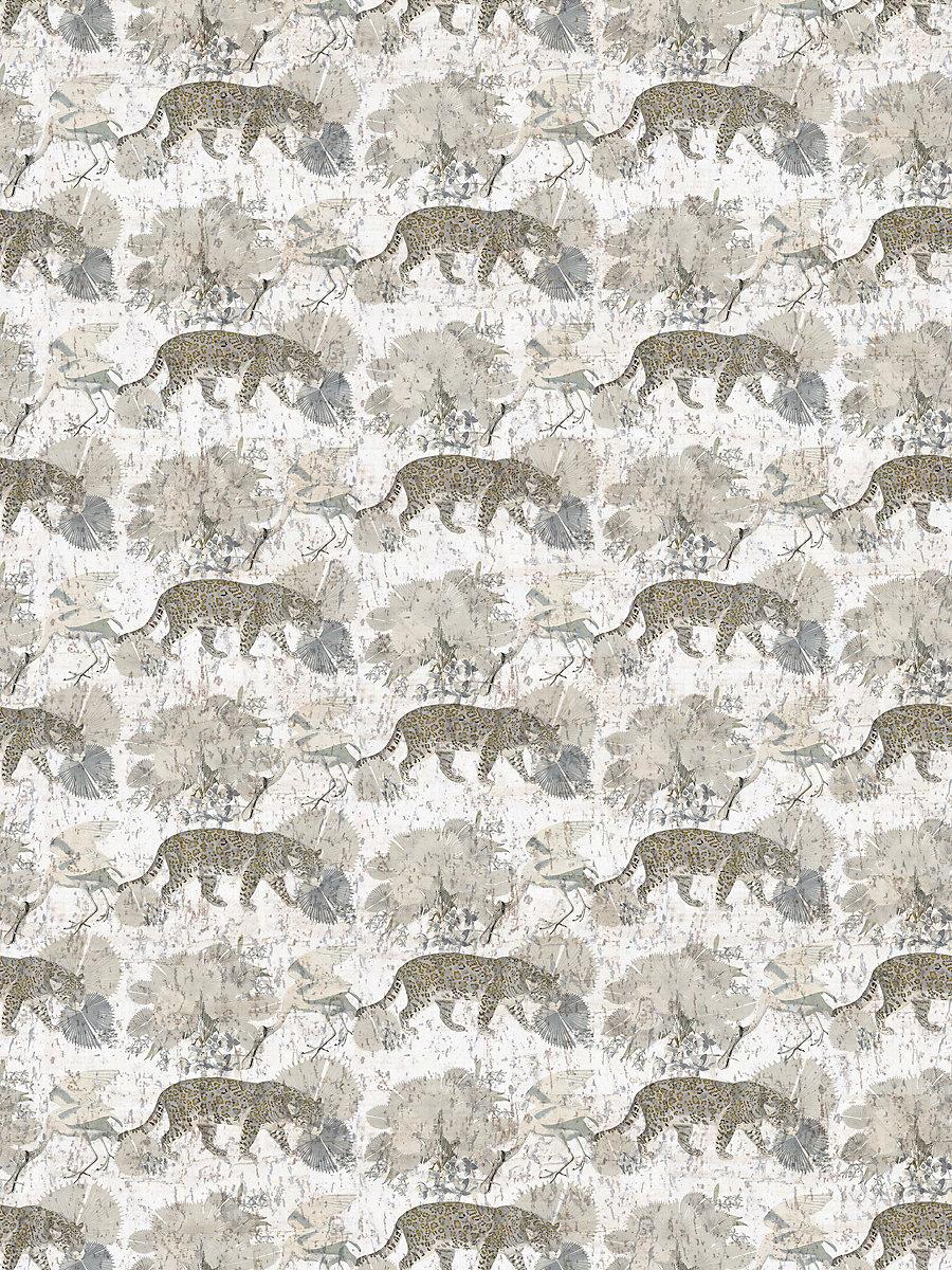 Scalamandre Leopard Walk Cameo Wallpaper