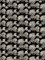 Scalamandre Leopard Walk Black Wallpaper