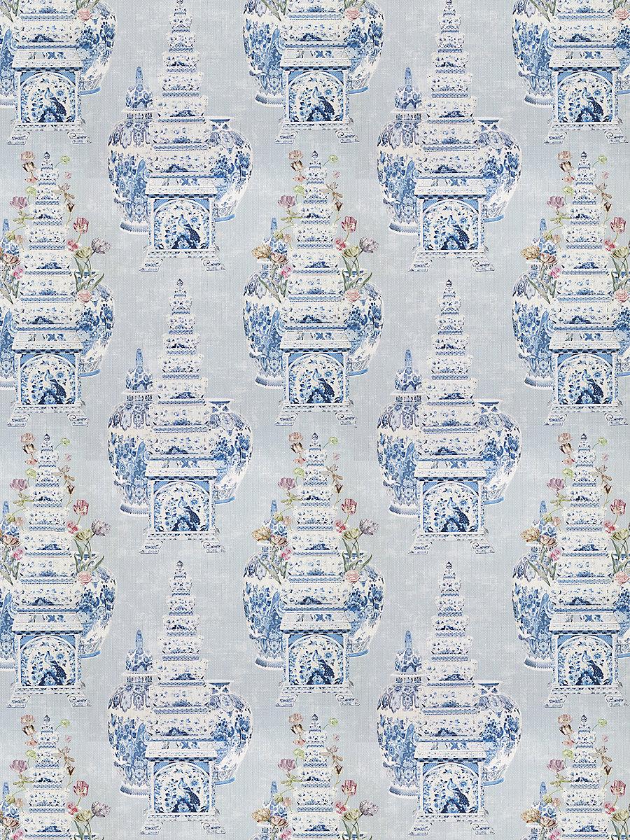 Scalamandre Masterpieces Tulip Gray Wallpaper