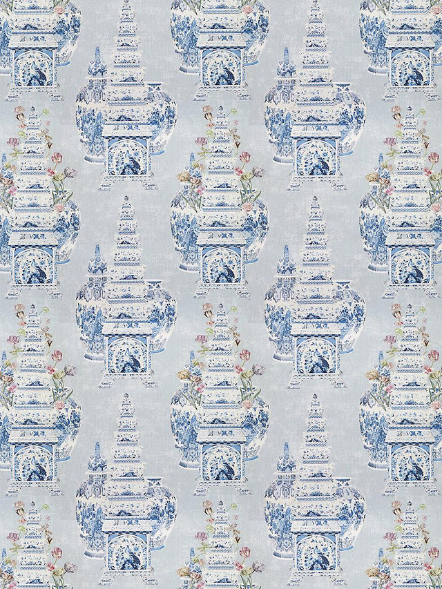 Scalamandre Masterpieces Tulip Gray Wallpaper