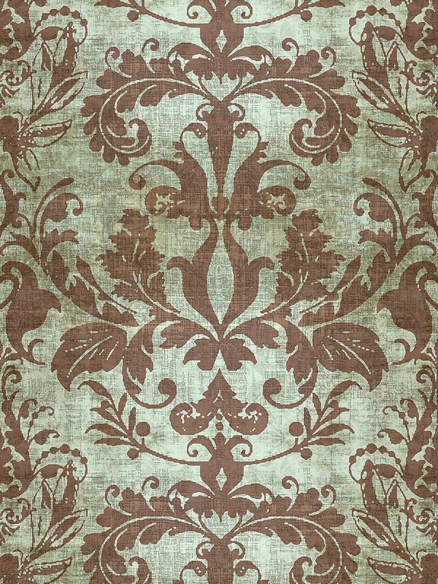 Scalamandre Palace Damask Sage Wallpaper