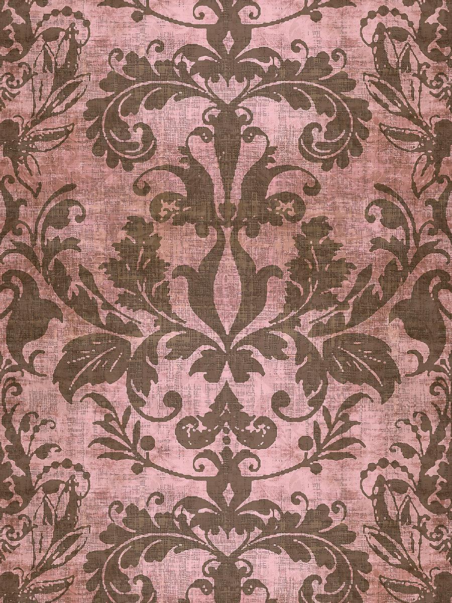 Scalamandre Palace Damask Blush Wallpaper