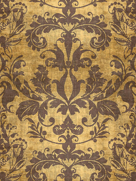 Scalamandre Palace Damask Gold Wallpaper