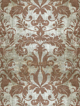 Scalamandre Palace Damask Silver Wallpaper