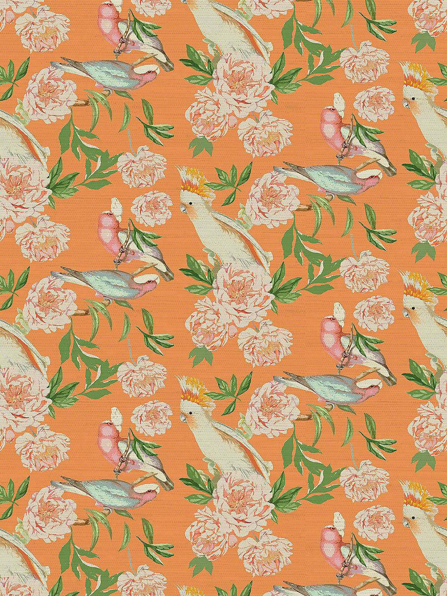 Scalamandre Peony Inspira Bellini Wallpaper