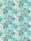 Scalamandre Peony Inspira Azur Wallpaper