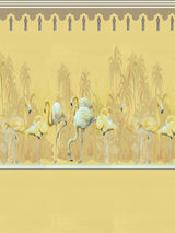 Scalamandre Palm Springs Diptych Golden - Right Panel Wallpaper