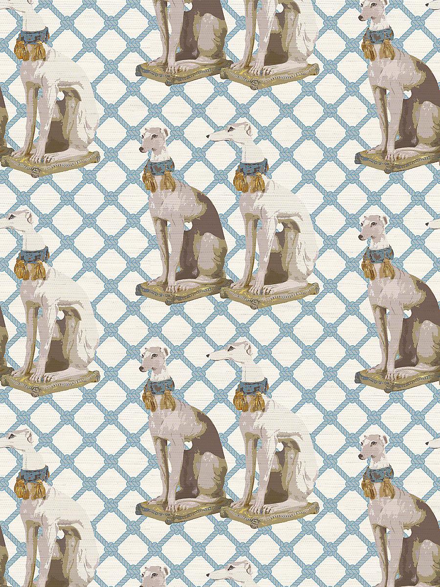 Scalamandre Regal Greyhound Wyeth Wallpaper