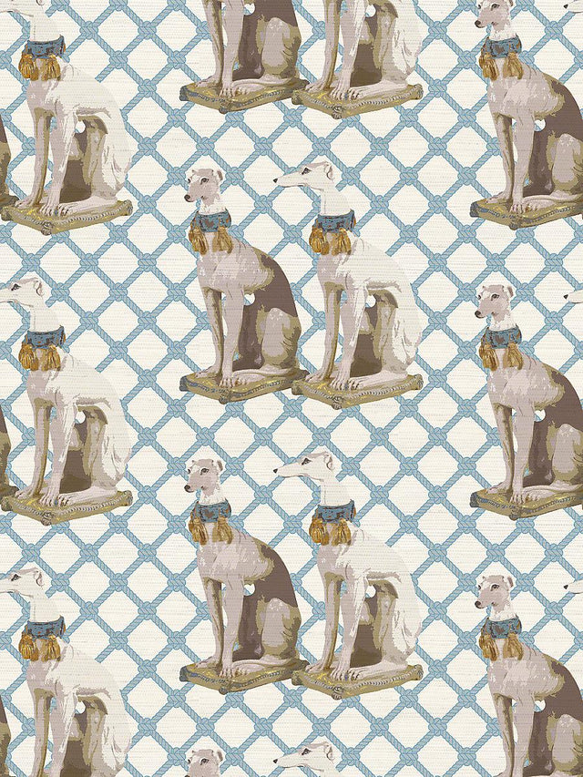 Scalamandre Regal Greyhound Wyeth Wallpaper