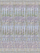 Scalamandre Topkapi Garden | Panel Gold Purple Wallpaper
