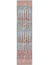 Scalamandre Topkapi Garden | Panel Turquoise Red Wallpaper