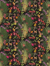 Scalamandre Fantasy Tropical Black Wallpaper