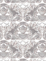 Scalamandre William & Mary French Gray Wallpaper