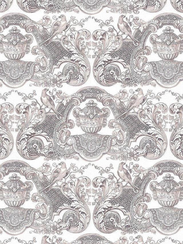 Scalamandre William & Mary French Gray Wallpaper
