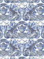 Scalamandre William & Mary Blue Wallpaper