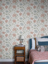 Scalamandre Annabelle Terracotta Wallpaper