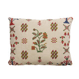 Schumacher Multi 16" x 12" Fairview Cross Stitch Pillow