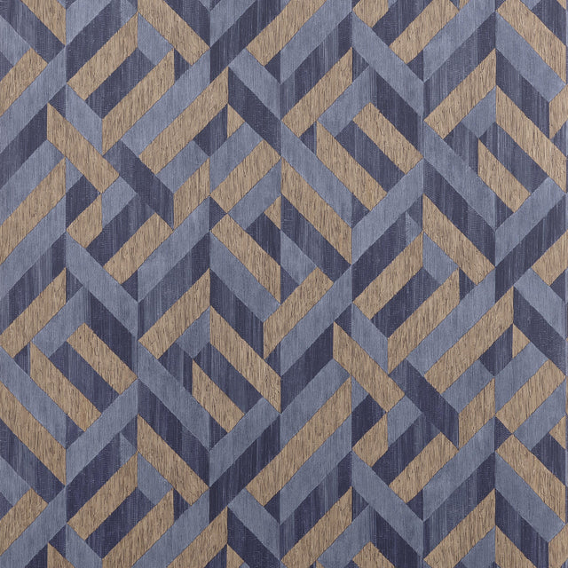 Thibaut Bristlecone Navy Wallpaper