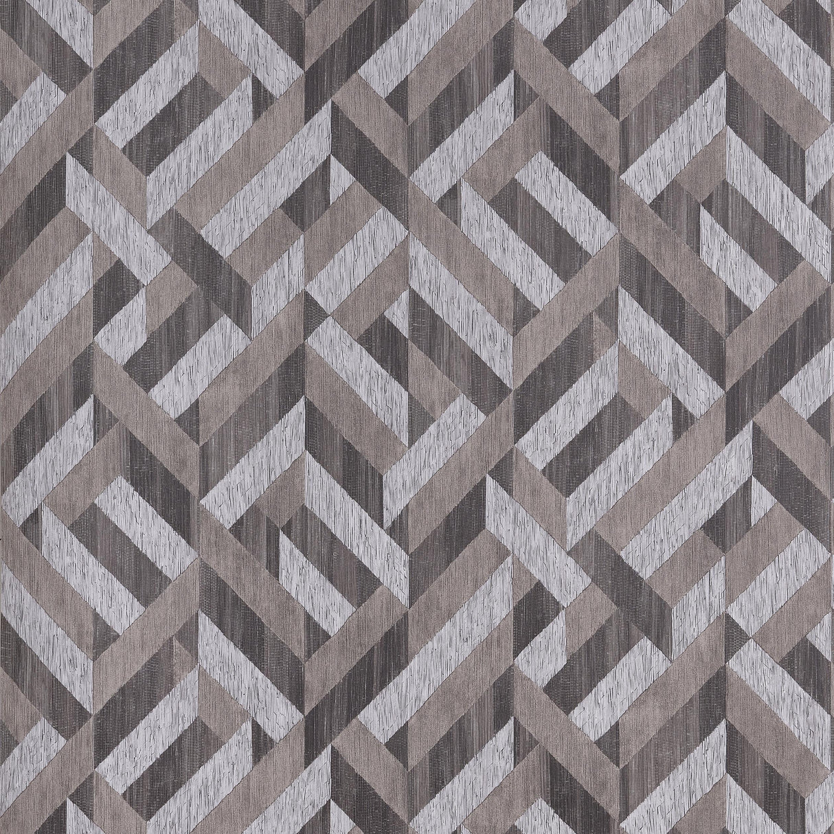 Thibaut Bristlecone Grey Wallpaper