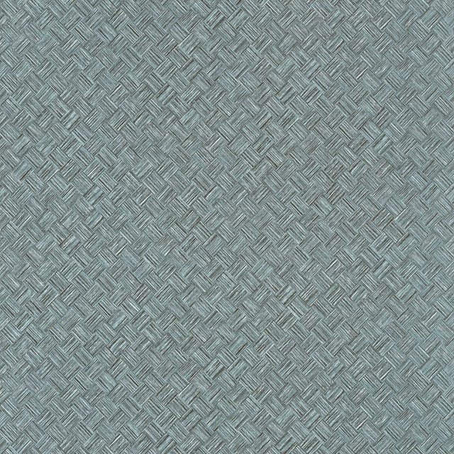 Thibaut Saddle Weave Peacock Wallpaper