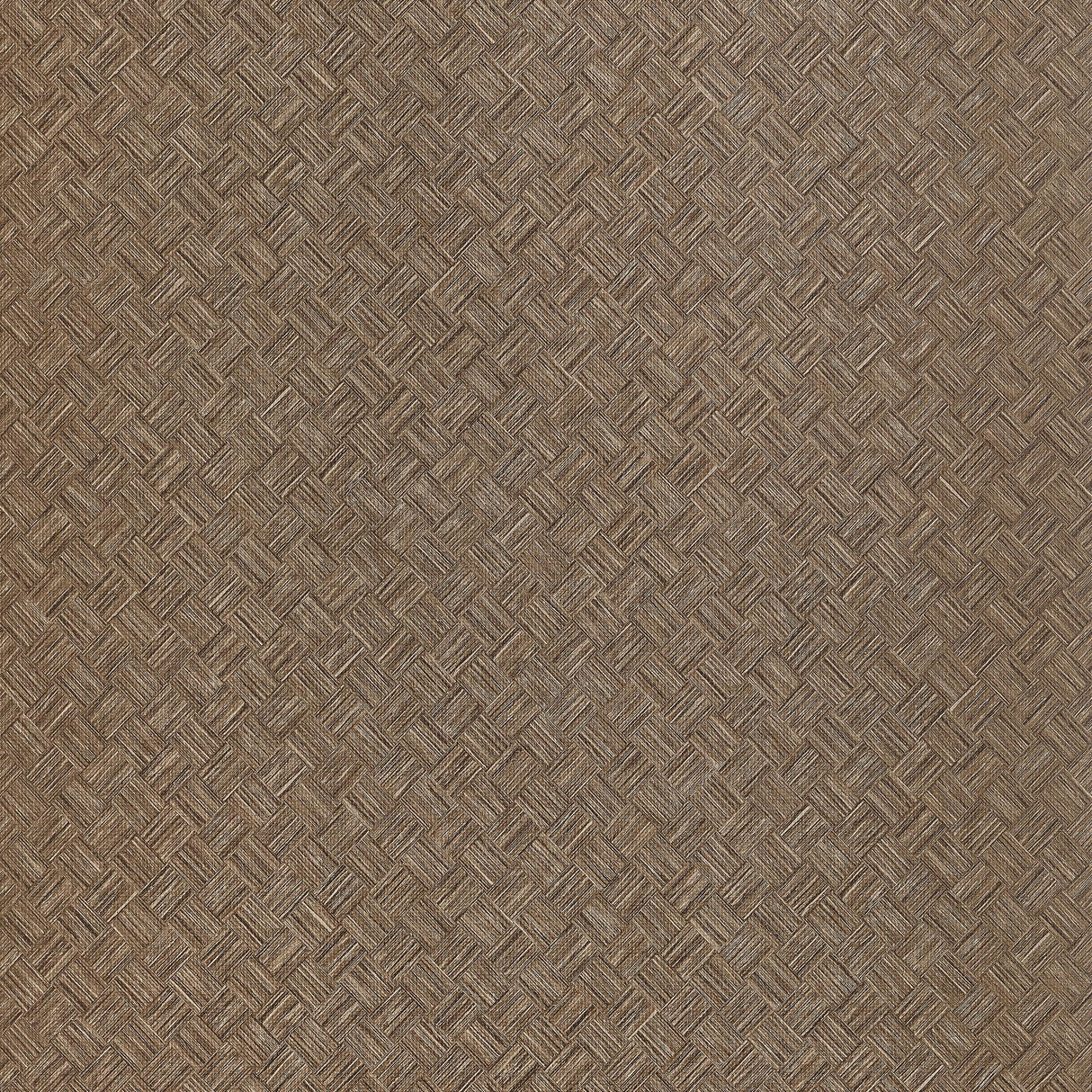 Thibaut Saddle Weave Brown Wallpaper