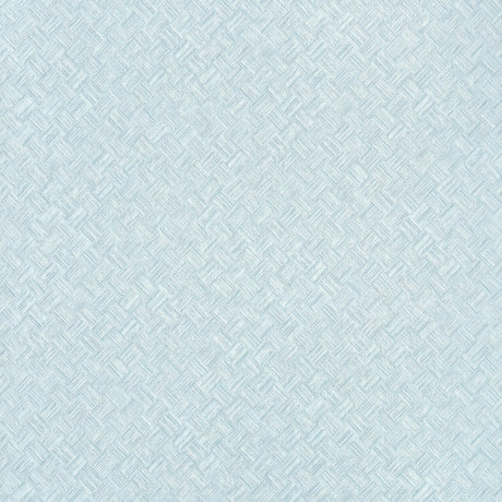 Thibaut Saddle Weave Powder Blue Wallpaper
