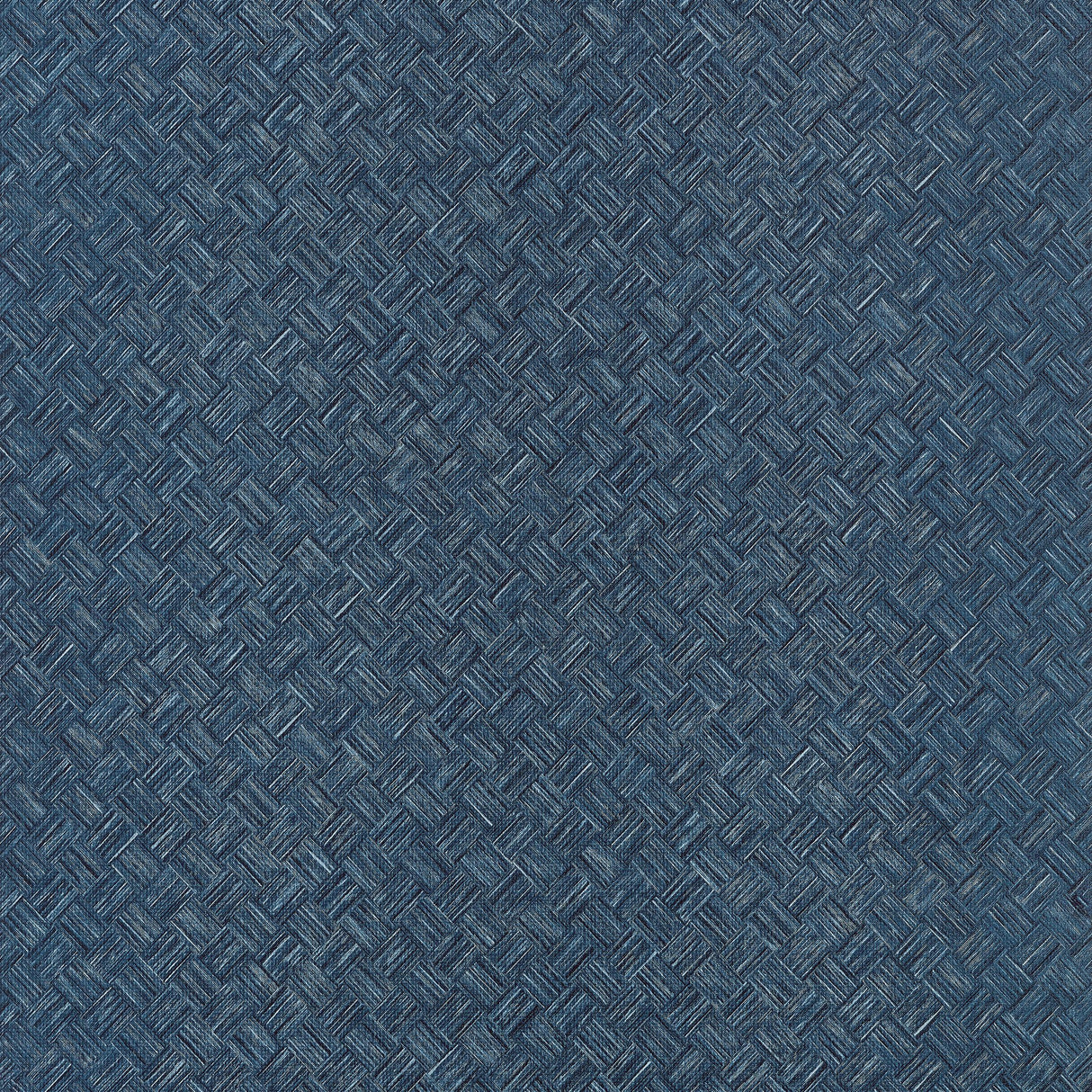 Thibaut Saddle Weave Navy Wallpaper