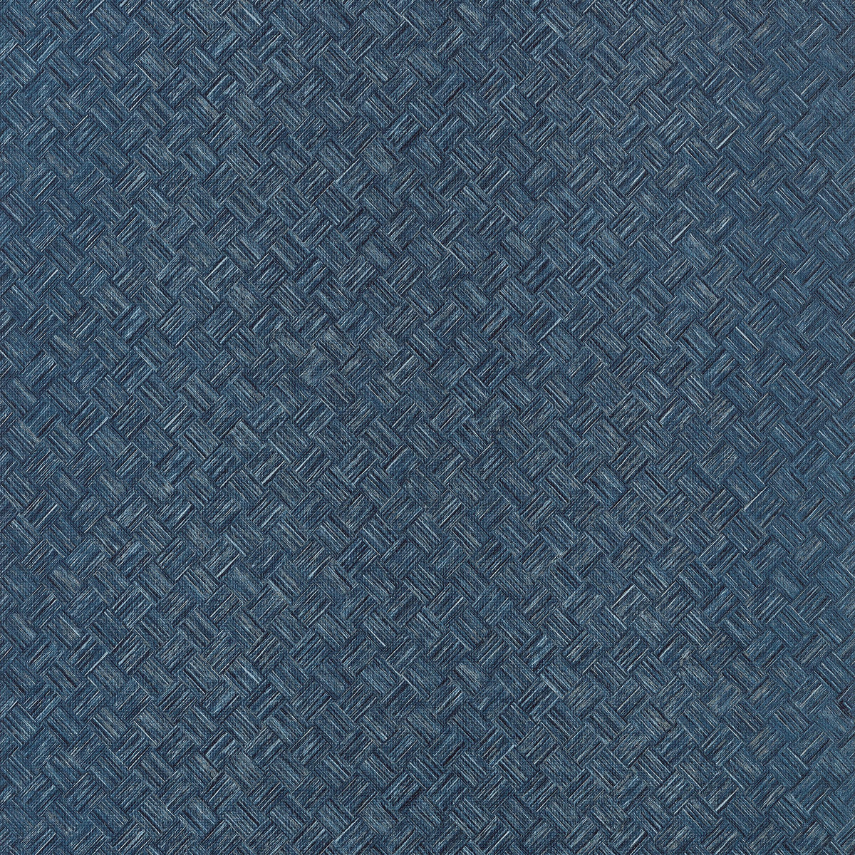 Thibaut Saddle Weave Navy Wallpaper