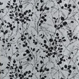 Thibaut Katamari Bud Silver And Black Wallpaper