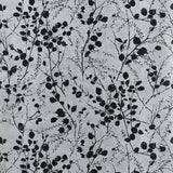Thibaut Katamari Bud Silver And Black Wallpaper