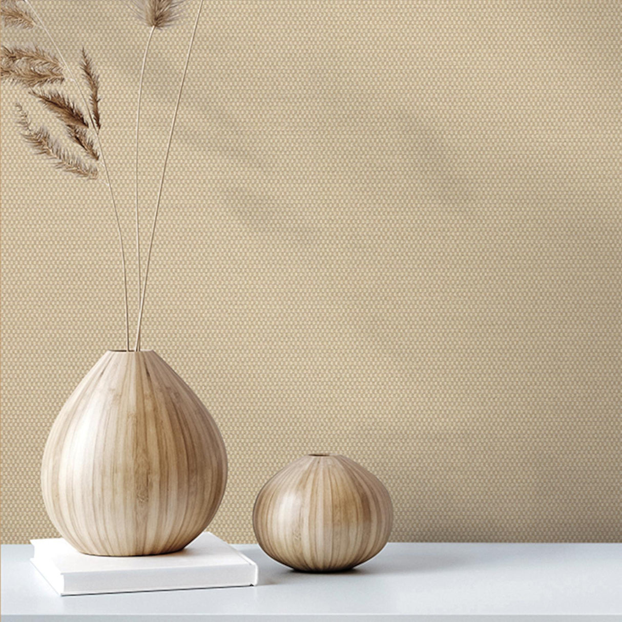 York Wallcoverings Argent Light Beige York High Performance Textile Wallcovering