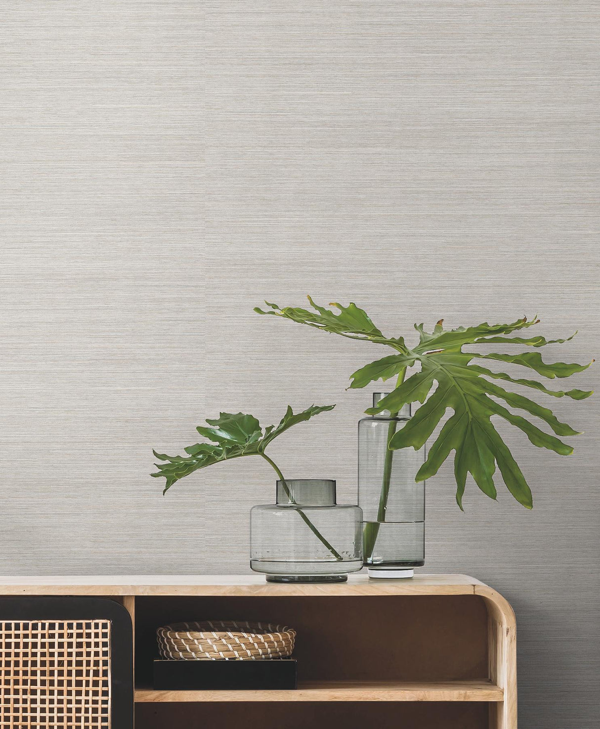 York Wallcoverings Trousseau Ibis White York High Performance Textile Wallcovering