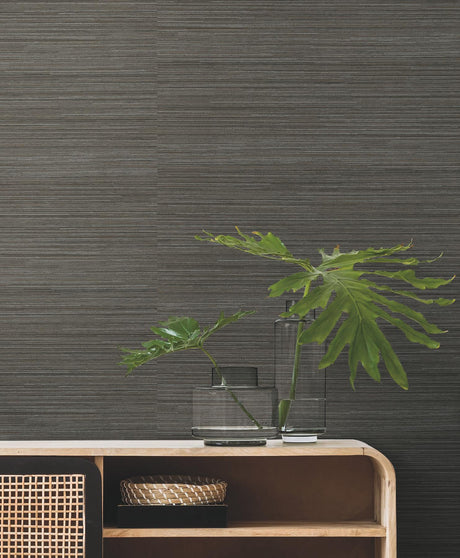 York Wallcoverings Trousseau Coffee Wallpaper