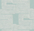 York Wallcoverings Zulu Thread Azure & Gold Wallpaper
