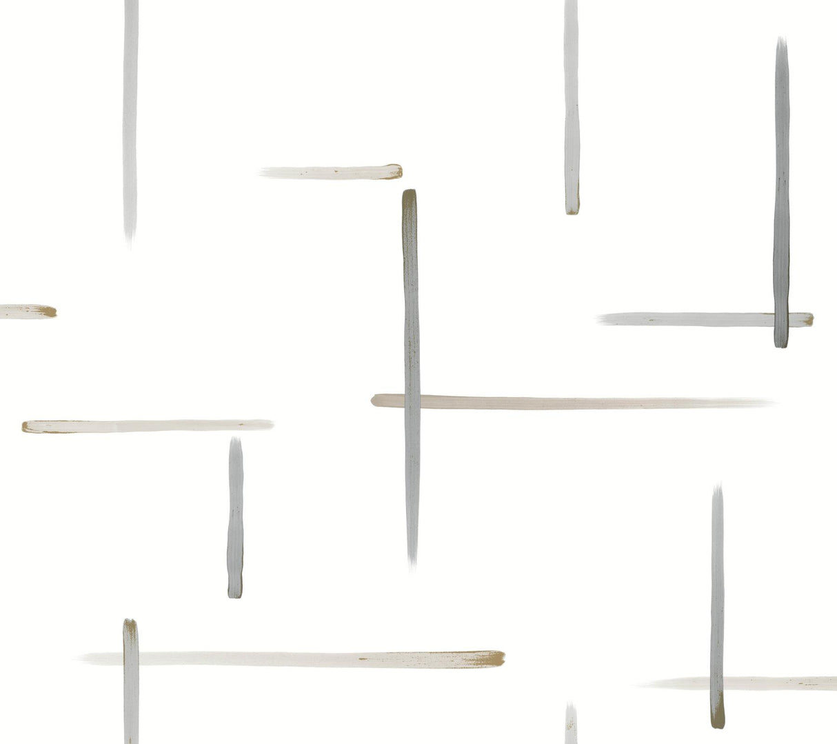 York Wallcoverings Gilded Sumi-E Black & Gold Wallpaper