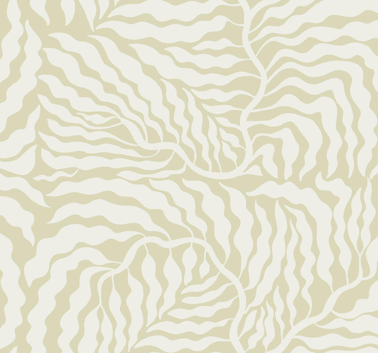 York Wallcoverings Fern Fronds Light Green & White Wallpaper