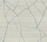 York Wallcoverings Raska Smokey Blue Wallpaper