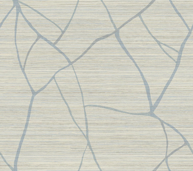 York Wallcoverings Raska Smokey Blue Wallpaper
