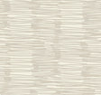York Wallcoverings Water Reed Thatch Linen & Silver Wallpaper