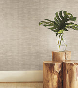 Antonina Vella Paper & Thread Weave Cream Wallpaper