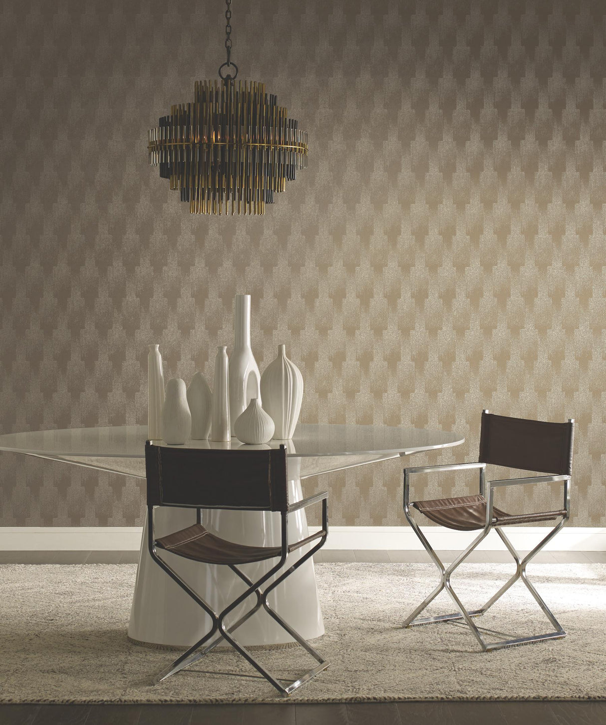 Antonina Vella Flapper Metallic Wallpaper