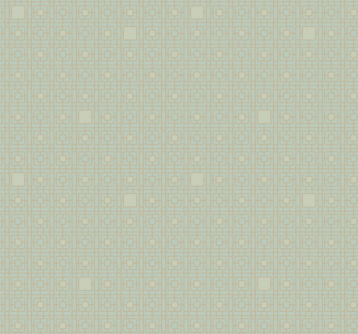 Antonina Vella Deco Screen Blue Metallic Wallpaper